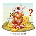 Dia 4 cubone shuckle by AlfDoggo