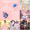 Commissions open by AntilopaChi