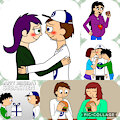 Drawing collage by Lengieal (Mr.S and company)