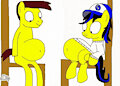 PonySeb and Johnny's gurgling bellies by MrSGroupArts