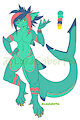 Teal Shark OTA by LucaSaberFox