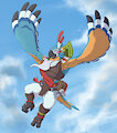 The Flying Minstrel by Corrsk