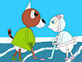 Babyfur ice hockey.