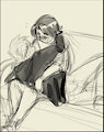 doodle of them