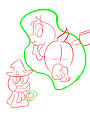 Mean ralsei (WIP?) by Sleepyly