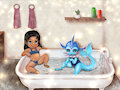 Mi'ara and Varra by LahunCham