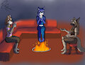 Fireside chat with chocolate by wallooner