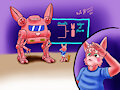 Strawbunny and a Mech