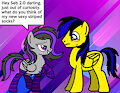 Viola Love's new sexy striped socks