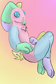 Pastel Bunny Plushie by MaikaMoonKitten