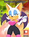 ✪ Patreon Pinups: Rouge the Bat SFW ✪