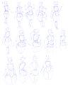 Drawing sketches by cookingbutt86