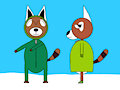 Snowsuit dance.