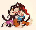 Warner Hugs by PlagueDogs123