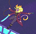 Avast, ye swabbies! Captain Greeneyes is here! by merle