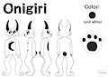 Onigiri ref sheet by Marinyah