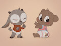 More diaper wearing babies by Felyn