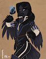 Raven Yennefer by fluffKevlar