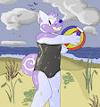 on the beach! (ych available) by babykat