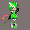Zaki's Shiny Green Dress.