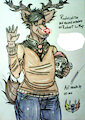 Reindeer Emmanuel (Gift Art)