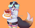 Birthday cake by NoriNoir
