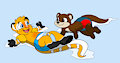Swimming Pool Otters (Tato N Rogeichu)