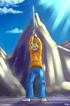 Mountain sword practice