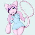 Cute Mew Commission by Neronova