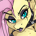 Big Tiddy Shy Goth GF by LuvTonique