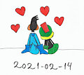 Dodgers X Marvin Valentines Day by KatarinaTheCat18