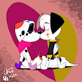 Kiss by the artist by XGhostWolfX