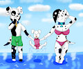 Family Beach Day (by Rouyuki)