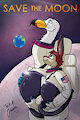 We are sending Tek to the moon (Literally) by TekandPrieda