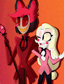 Charly y alastor by dizzythecat20