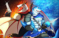 Fire and water by ThaneeTH