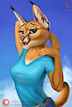 Caracal Girl by Vestina