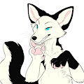 Sticker: smirk by PaperWings
