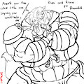 Rhea and Risew for DawnRN by adagadeprata