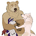 Sticker: Papa Nighty by PaperWings