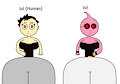 Jui And Her Human Version By Me :D <3
