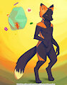 A Fox and a Rock