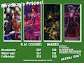 2021 Price Sheet! by Rhydian