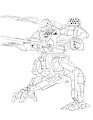 Comm CybranKNight: Hammerhead BattleMech