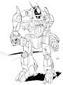 Sketch: CLN-7V Chameleon BattleMech