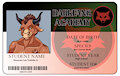 Donovan Lee Yoshiba Jr's Darkfang Student ID by kiamoonfang