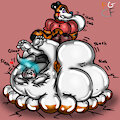 Squishy goopy tiger feets n lip