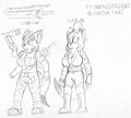 Marked Radiance AU designs for the Tea Twins