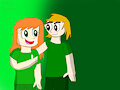 St Patrick's Day 1: Siblings in Green by PrincessTheWolf