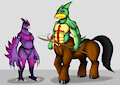 Phoenix the EvilBeak and Nahum the Centaur